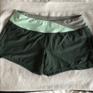 Dark Sage Nike Running Shorts
